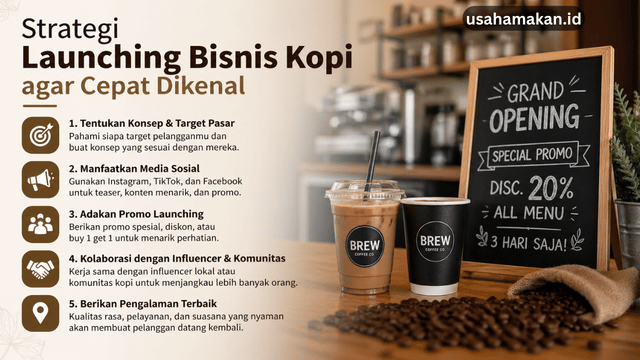 Strategi Launching Bisnis Kopi