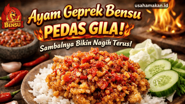 ayam geprek bensu pedas